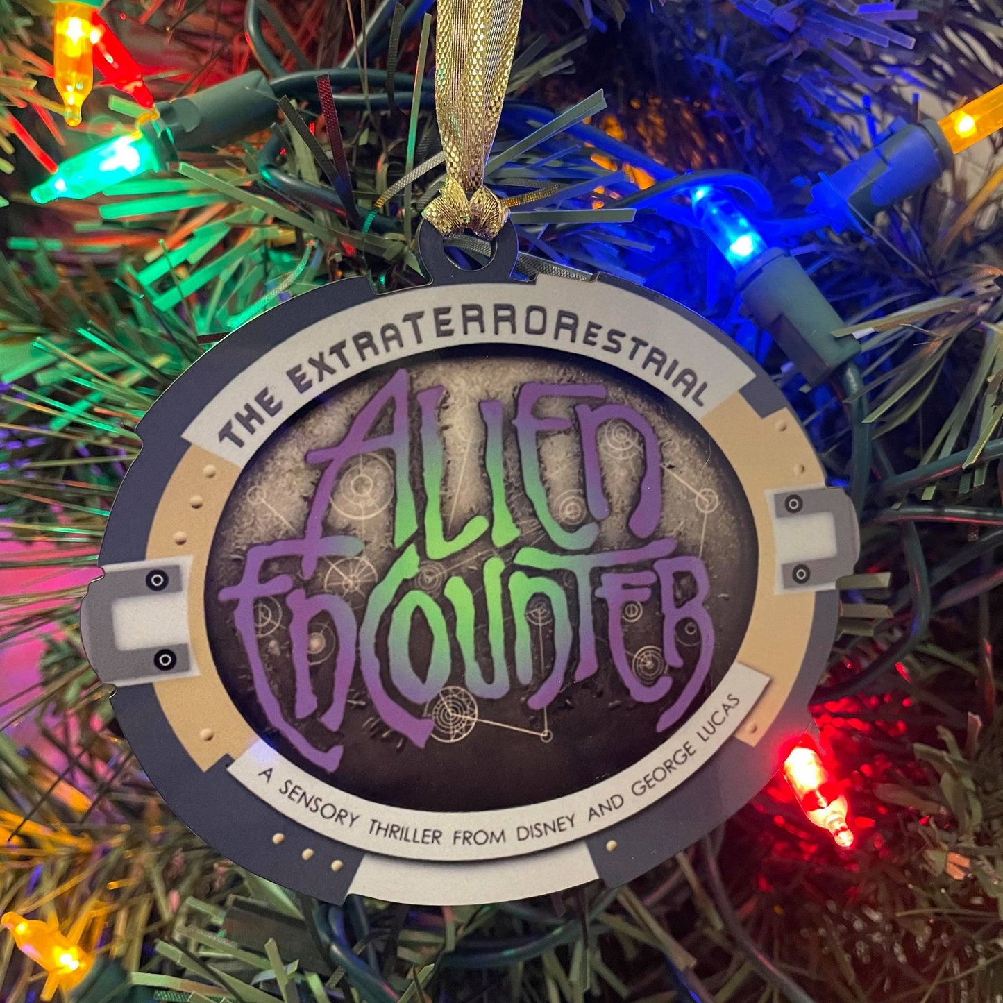 Alien Encounter Holiday Ornament