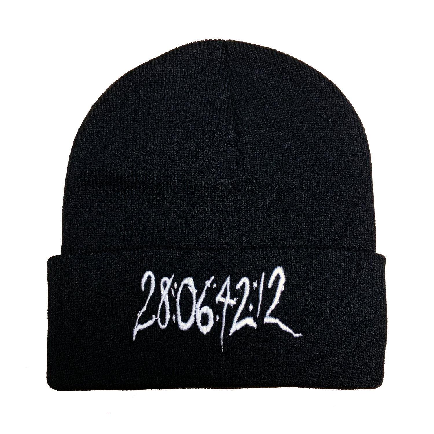 28064212 Donnie Darko Embroidered Beanie - UNMASKED Horror & Punk Patches and Decor