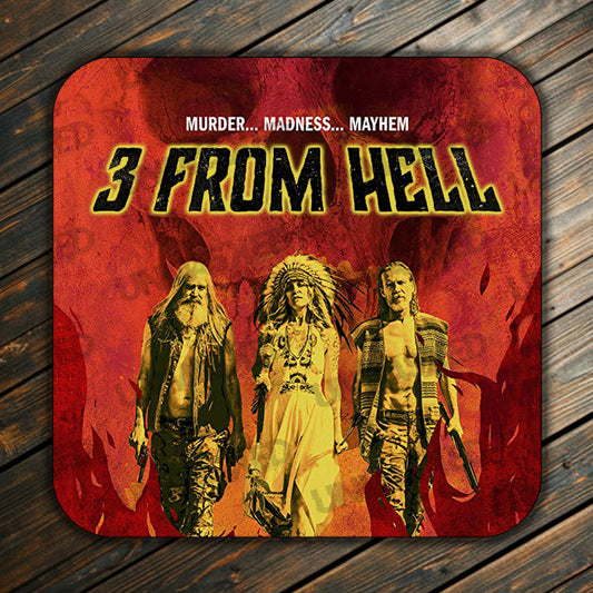 3 from Hell Drink Coaster