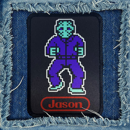 8-bit Jason Iron-On Patch