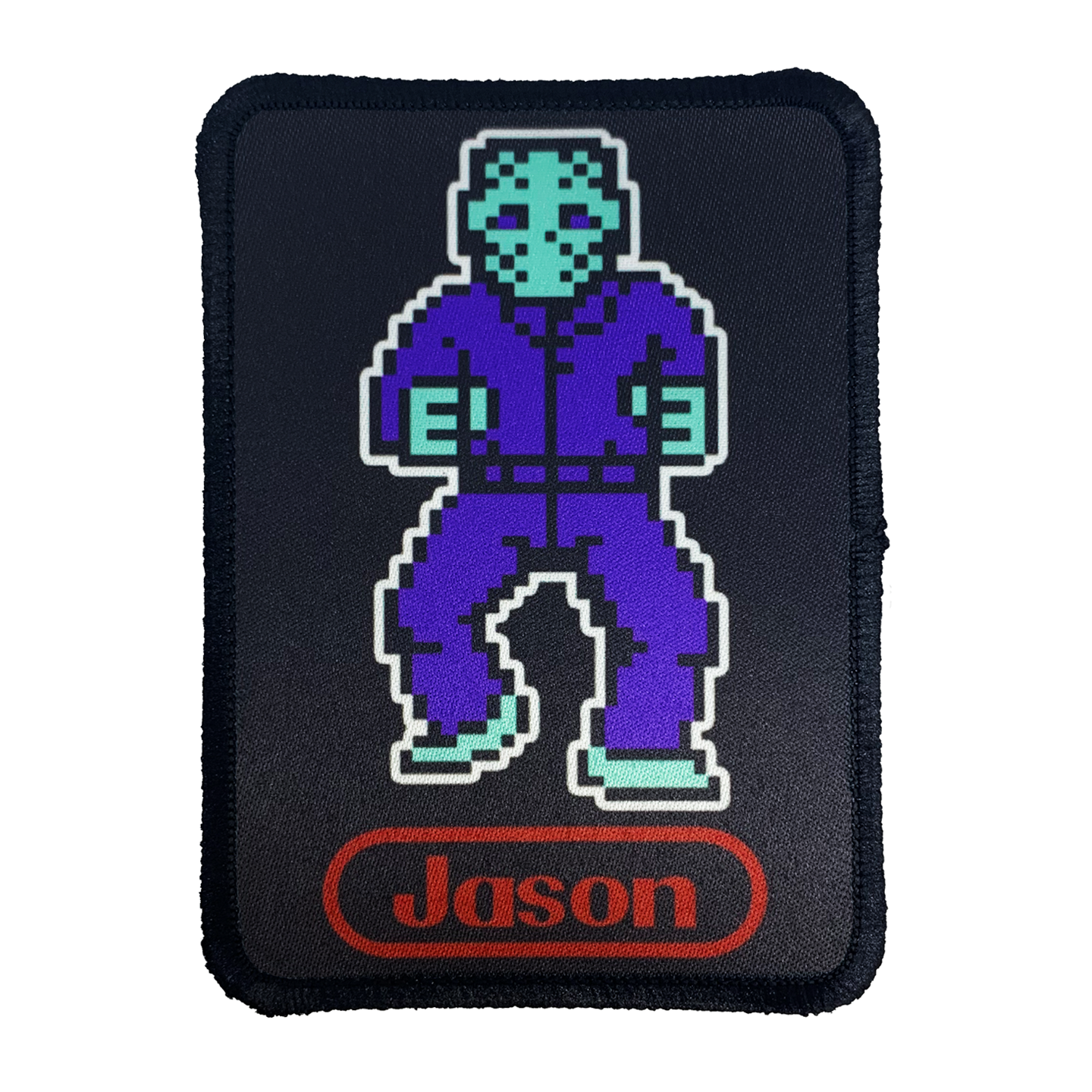 8-bit Jason Iron-On Patch