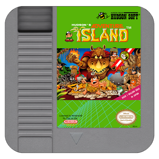 Adventure Island NES Drink Coaster