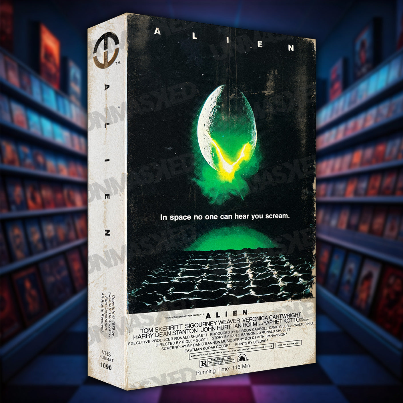 Alien Supersized VHS Wall Art