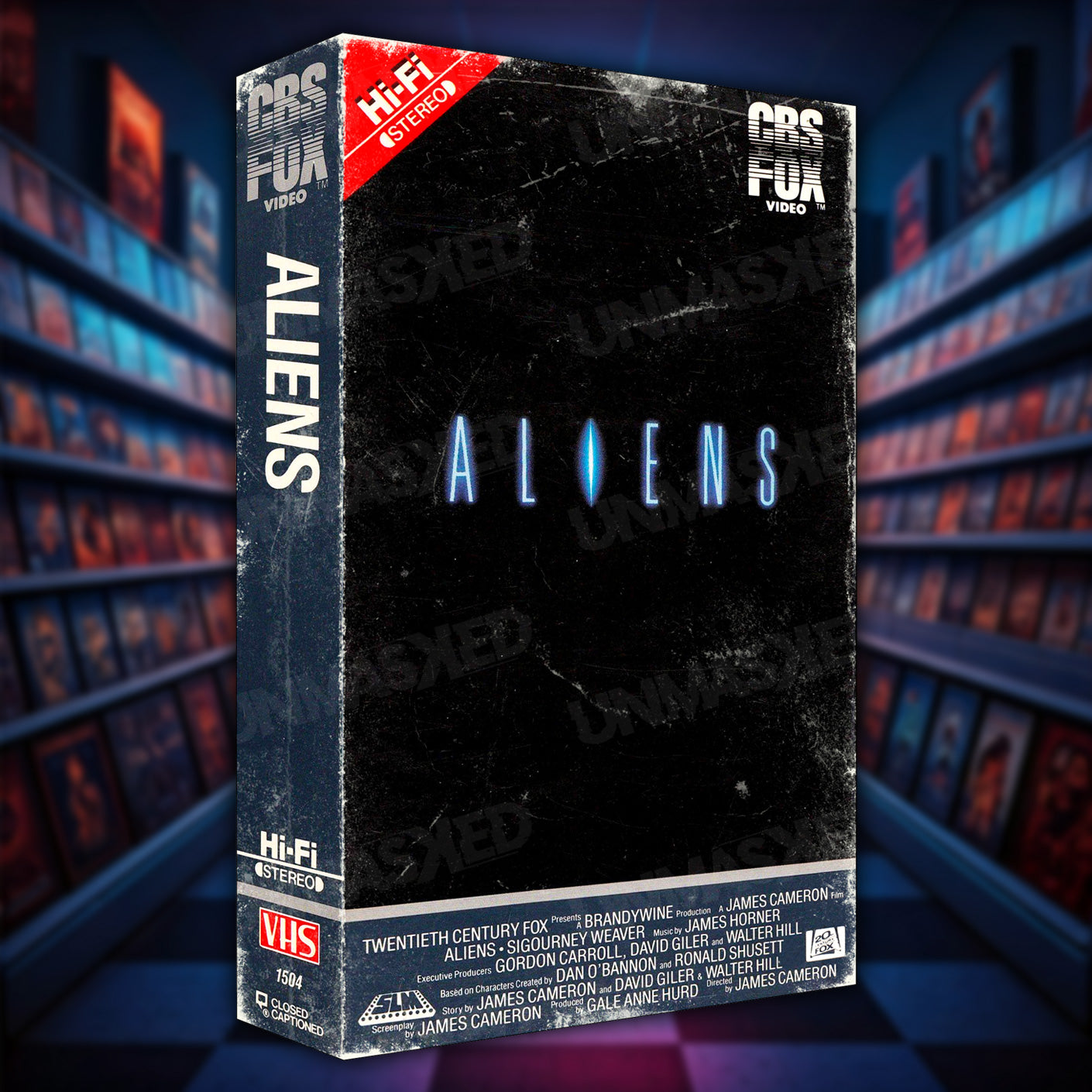 Aliens Supersized VHS Wall Art