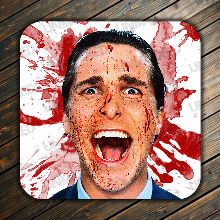 American Psycho Patrick Bateman Drink Coaster