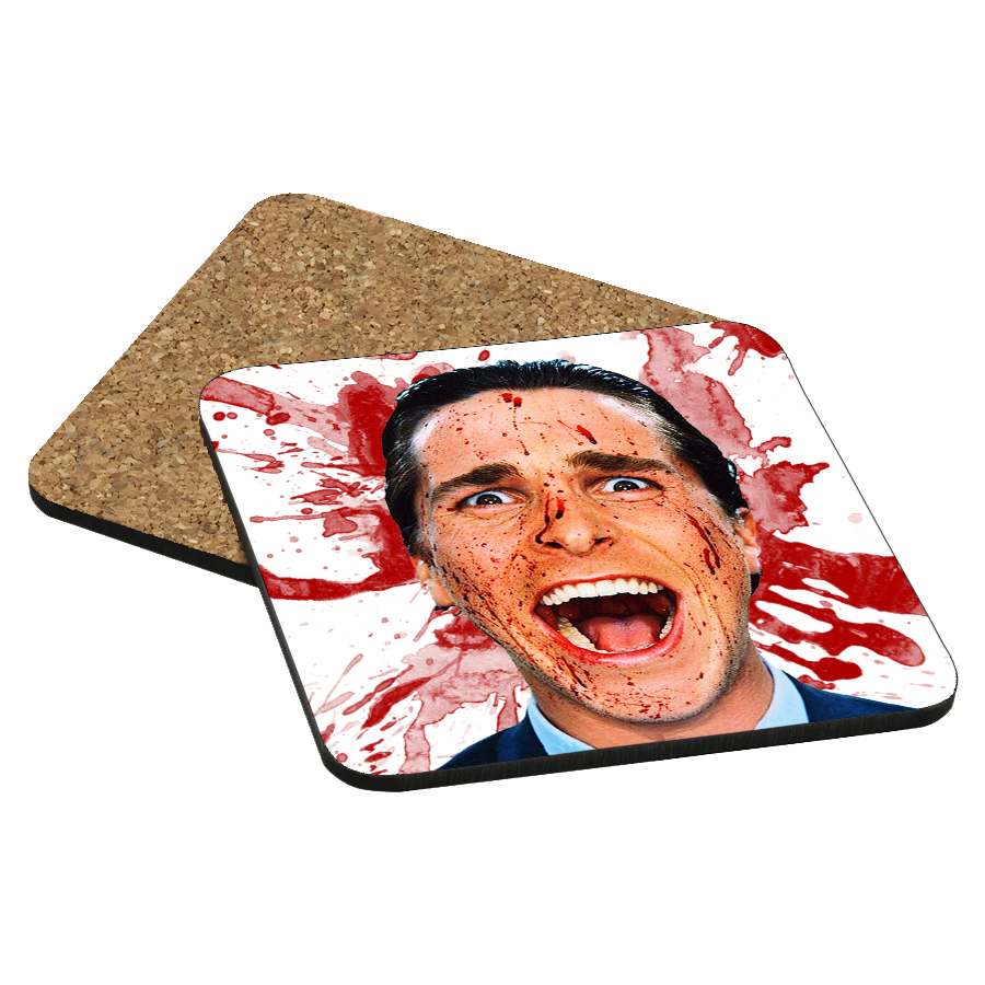 American Psycho Patrick Bateman Drink Coaster