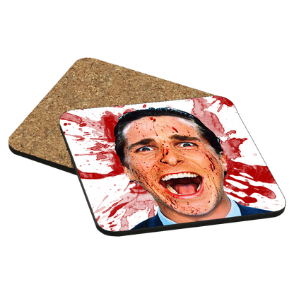 American Psycho Patrick Bateman Drink Coaster