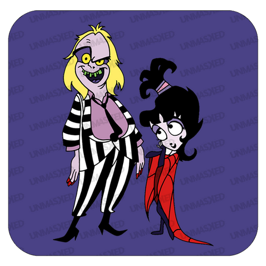 Beetlejuice Cartoon Drink Coaster