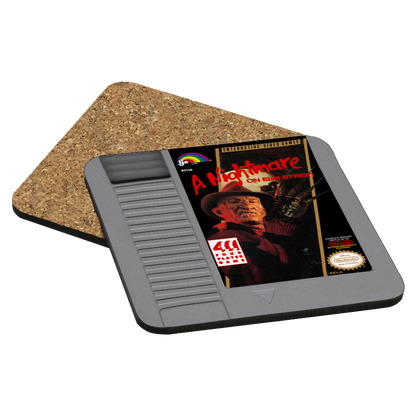 A Nightmare on Elm Street NES Drink Coaster