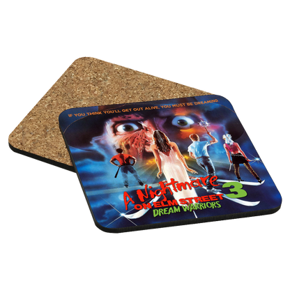 A Nightmare on Elm Street 3 Drink Coaster