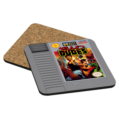 Bad Dudes NES Drink Coaster