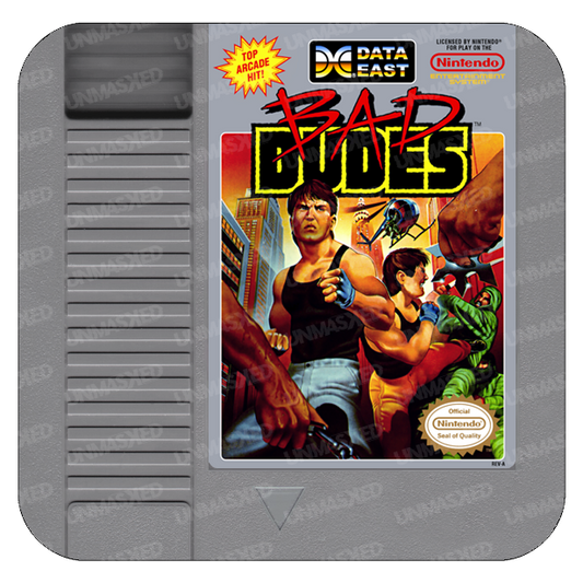 Bad Dudes NES Drink Coaster