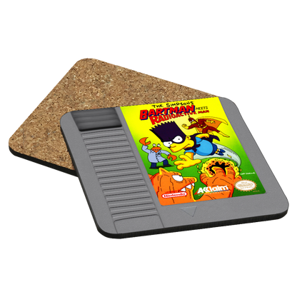 Bartman Meets Radioactive Man NES Drink Coaster