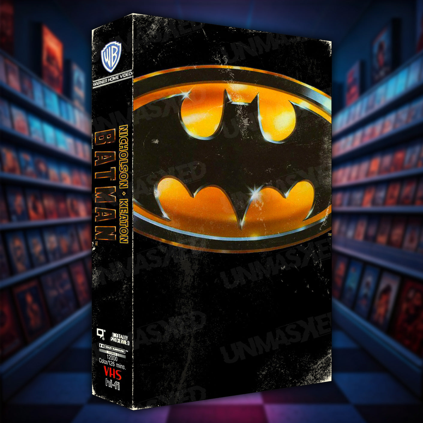 Batman Supersized VHS Wall Art