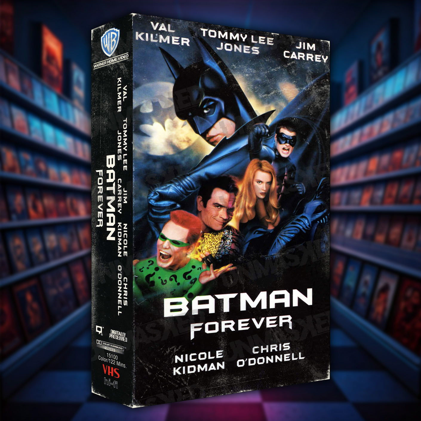 Batman Forever Supersized VHS Wall Art