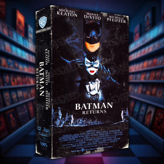 Batman Returns Supersized VHS Wall Art