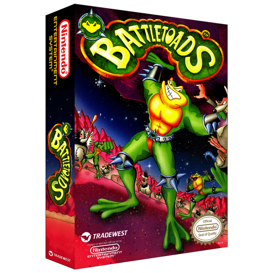 Battletoads Supersized NES Wall Art