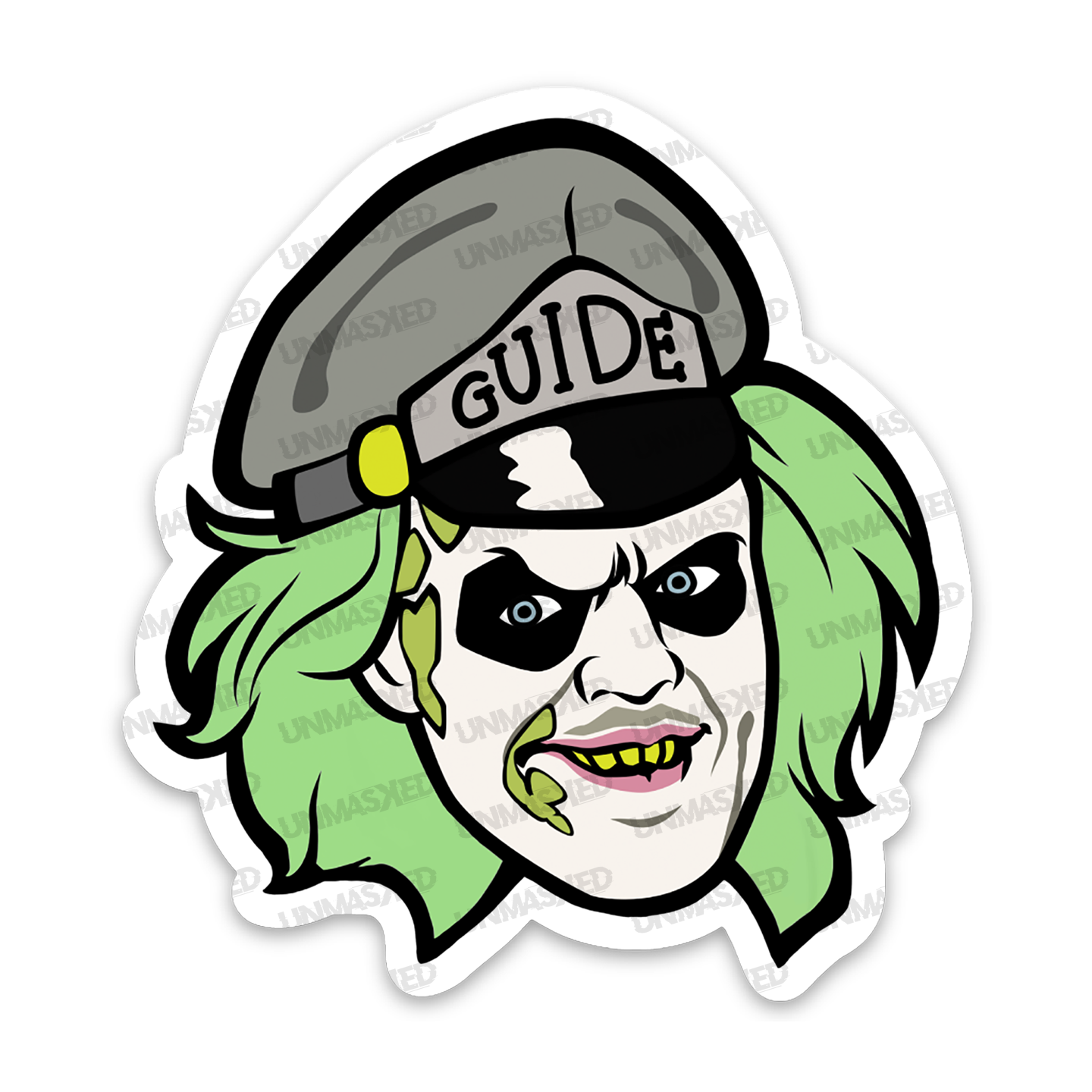 Beetlejuice Guide Sticker