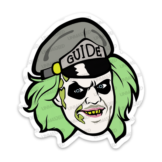 Beetlejuice Guide Sticker