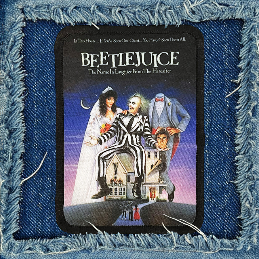 Beetlejuice Iron-On Patch