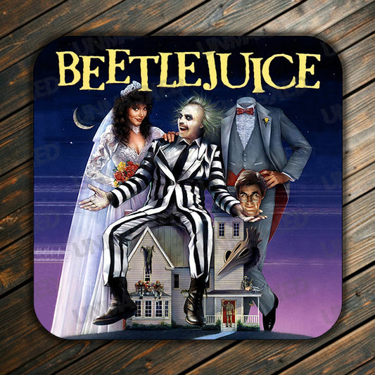 Beetlejuice Drink Coaster