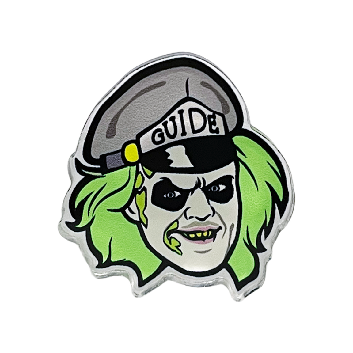 Beetlejuice Acrylic Pin