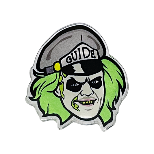 Beetlejuice Acrylic Pin