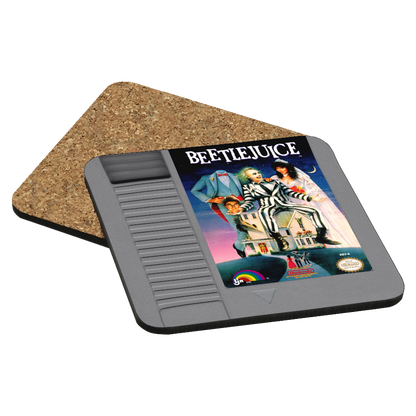 Beetlejuice NES Drink Coaster