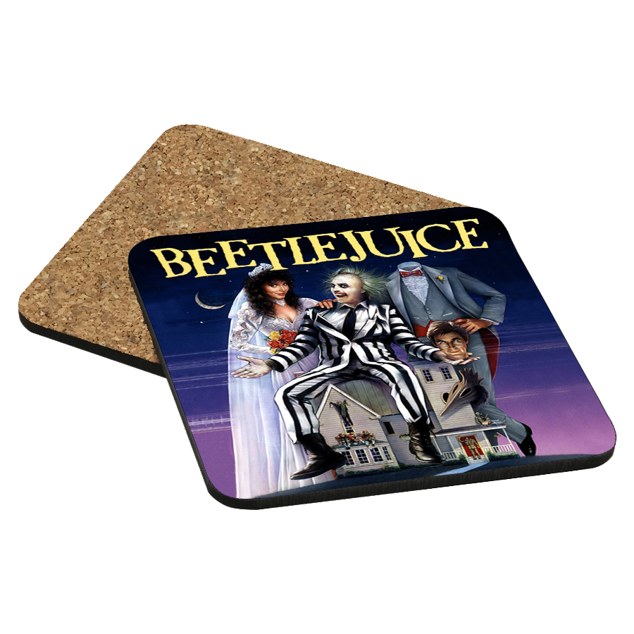 Beetlejuice Drink Coaster