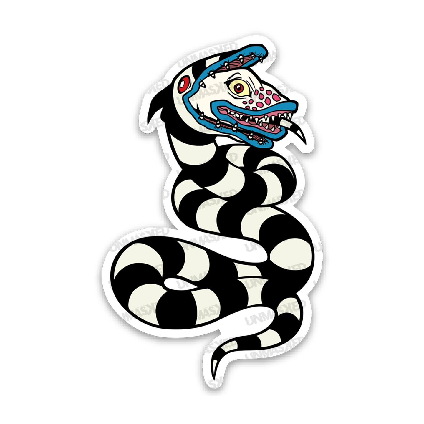 Beetlejuice Sandworm Sticker