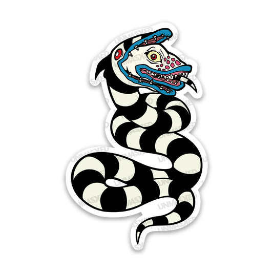 Beetlejuice Sandworm Sticker