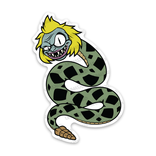 Beetlejuice Snake Sticker