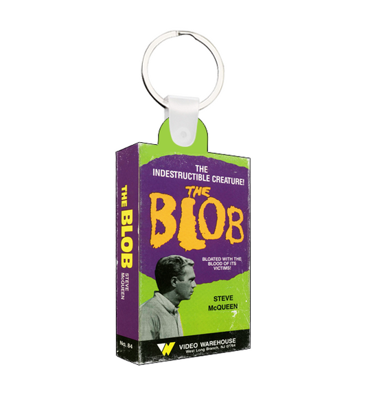 The Blob Mini VHS Keychain