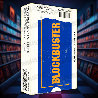 Blockbuster Supersized VHS Wall Art