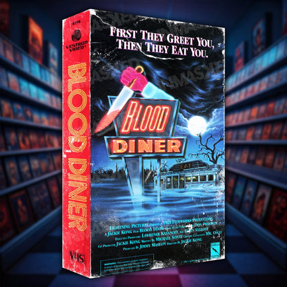 Blood Diner Supersized VHS Wall Art