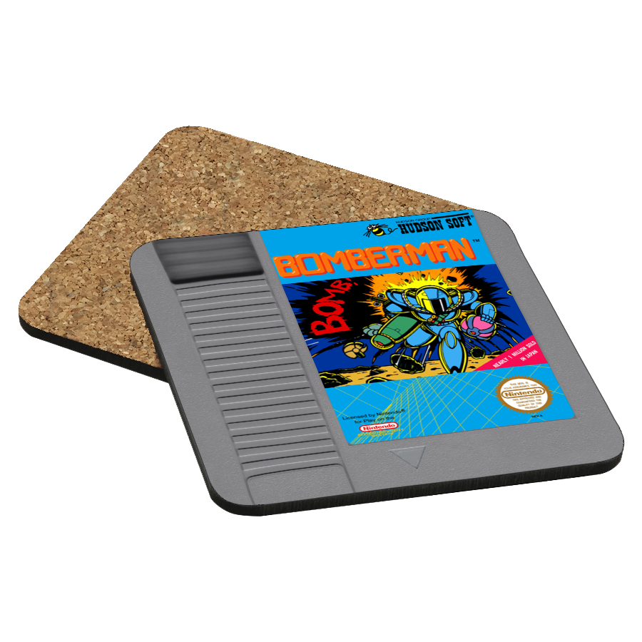 Bomberman NES Drink Coaster