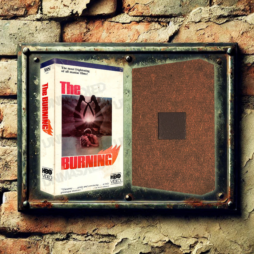 The Burning Mini VHS Magnet