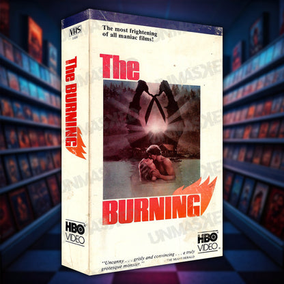 The Burning Supersized VHS Wall Art