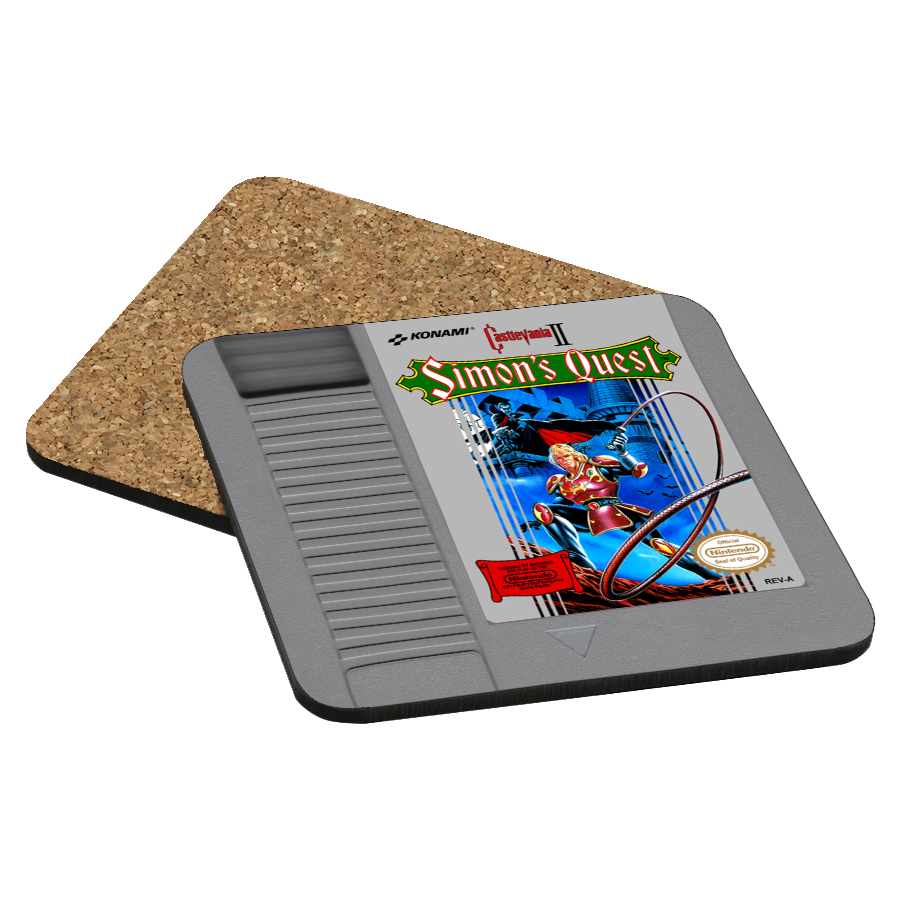 Castlevania II Simon's Quest NES Drink Coaster