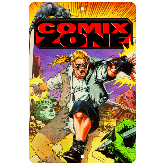 Comix Zone Genesis Aluminum Sign