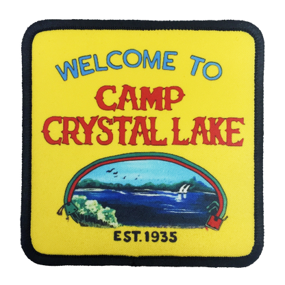 Camp Crystal Lake Iron-On Patch - UNMASKED Horror & Punk Patches and Decor