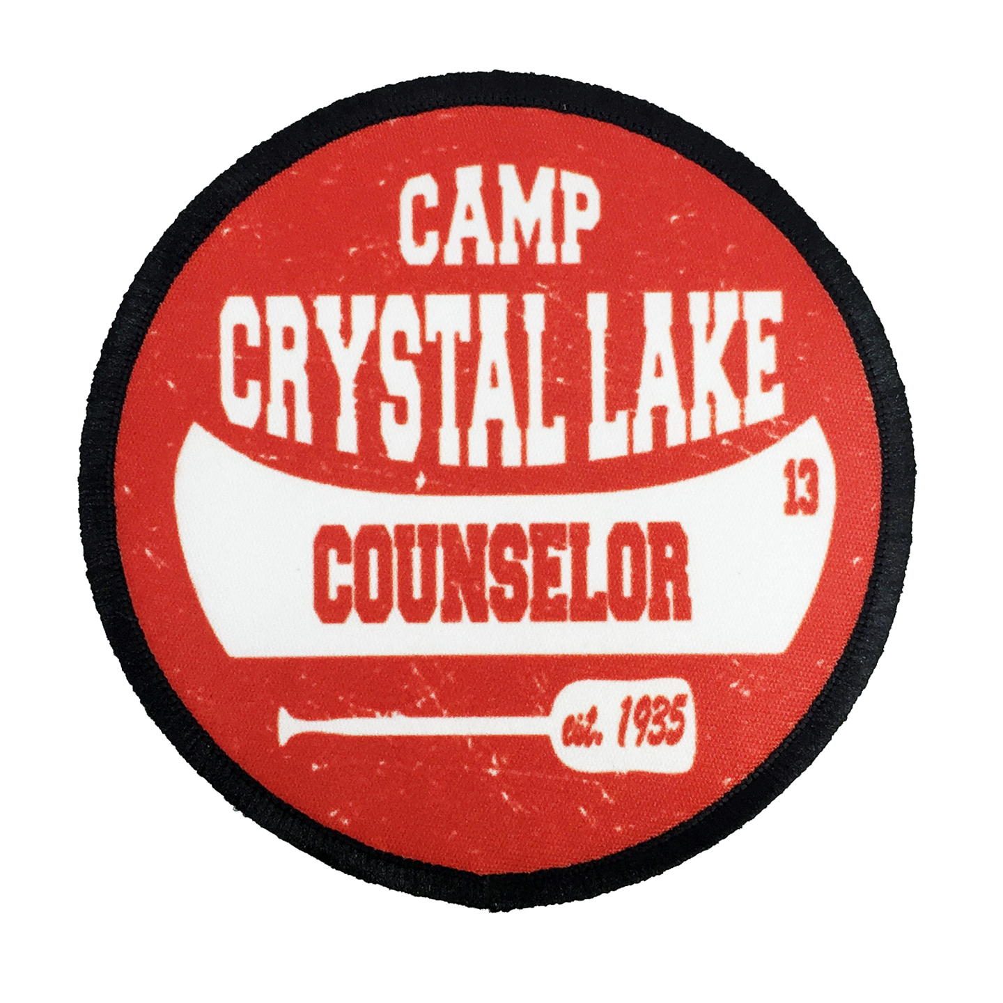 Camp Crystal Lake Counselor Iron-On Patch - UNMASKED Horror & Punk Patches and Decor