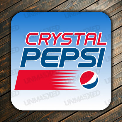 Crystal Pepsi Drink Coaster