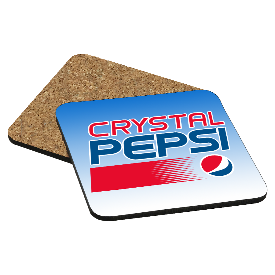 Crystal Pepsi Drink Coaster