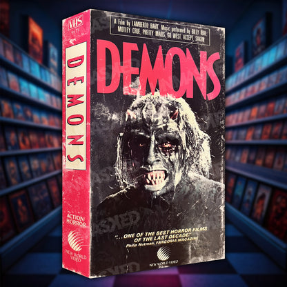 Demons Supersized VHS Wall Art