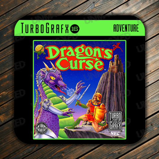 Dragon's Curse TurboGrafx-16 Drink Coaster