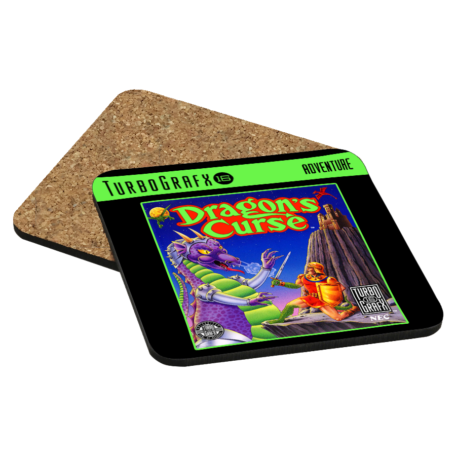 Dragon's Curse TurboGrafx-16 Drink Coaster