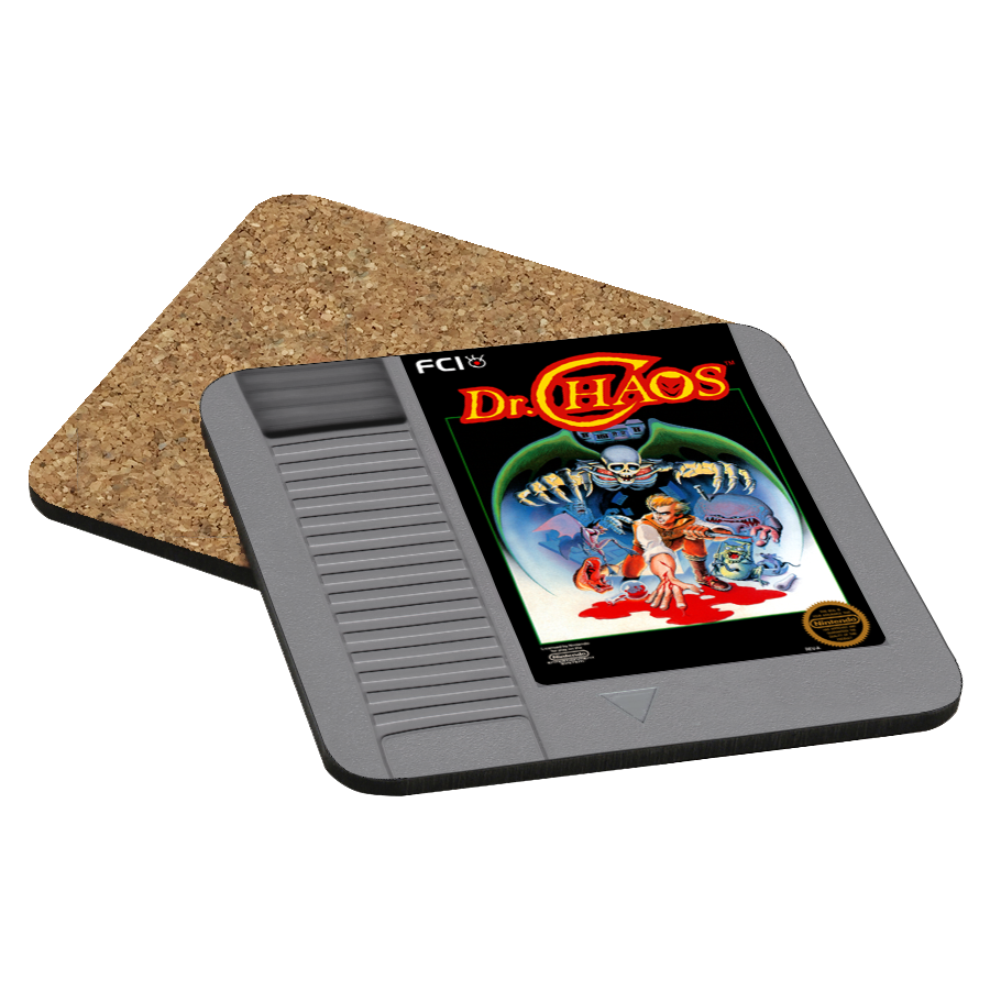 Dr. Chaos NES Drink Coaster