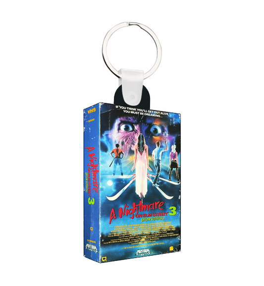 A Nightmare on Elm Street 3 Mini VHS Keychain