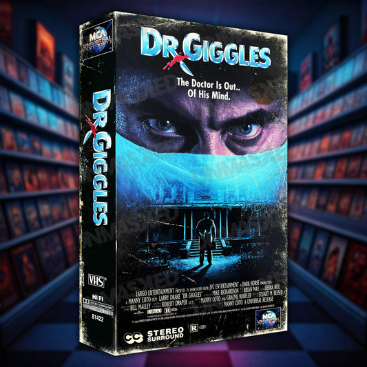 Dr. Giggles Supersized VHS Wall Art